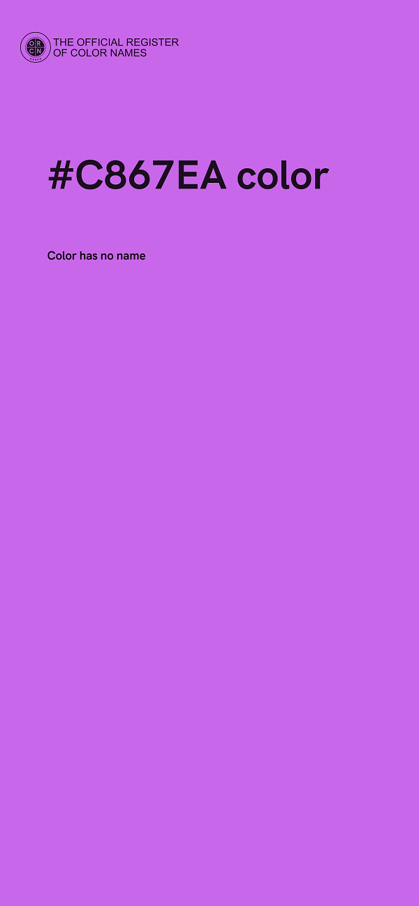 #C867EA color image