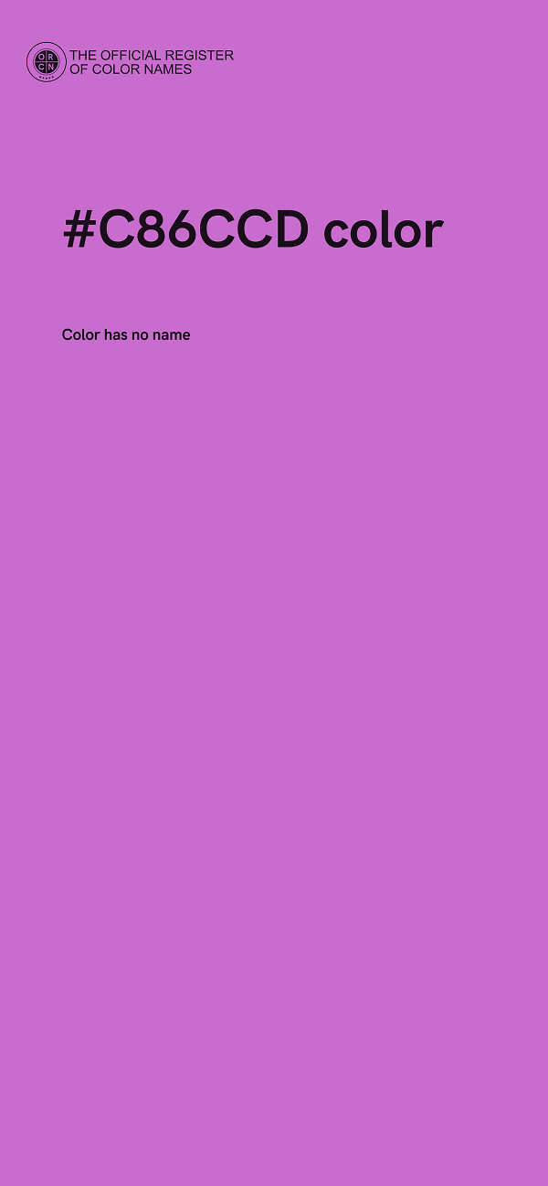 #C86CCD color image