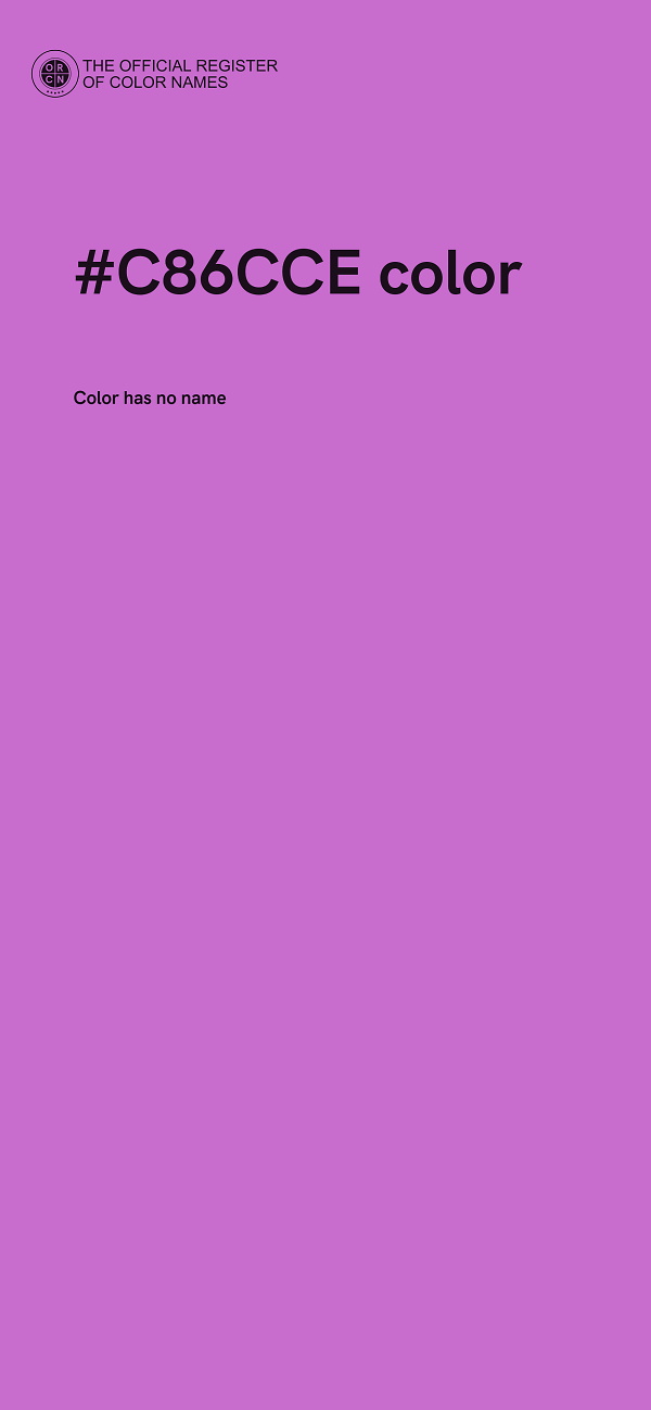 #C86CCE color image