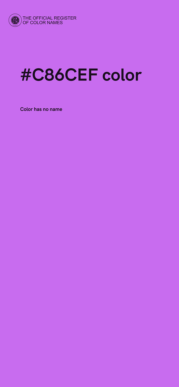 #C86CEF color image