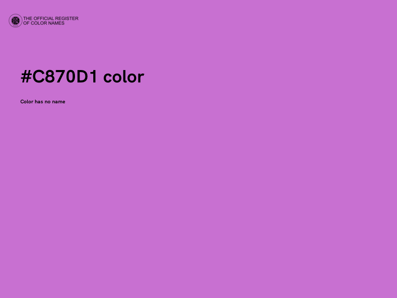 #C870D1 color image