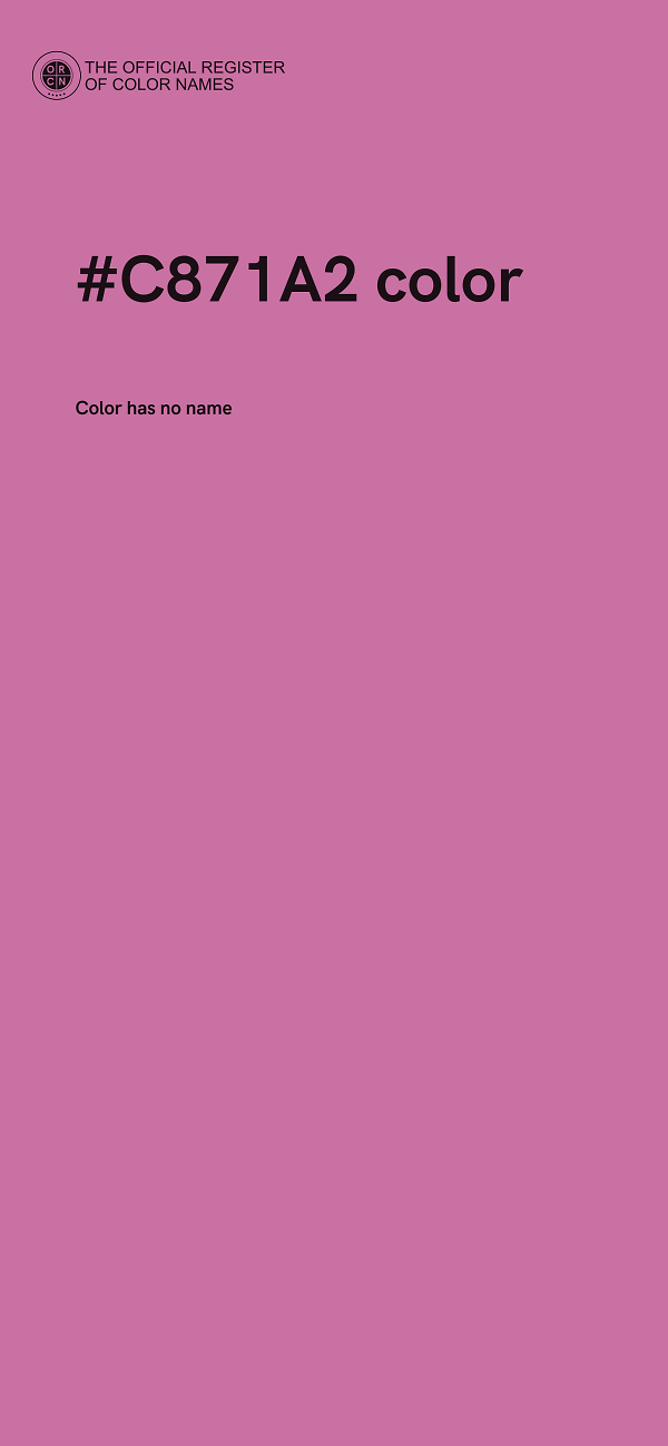 #C871A2 color image