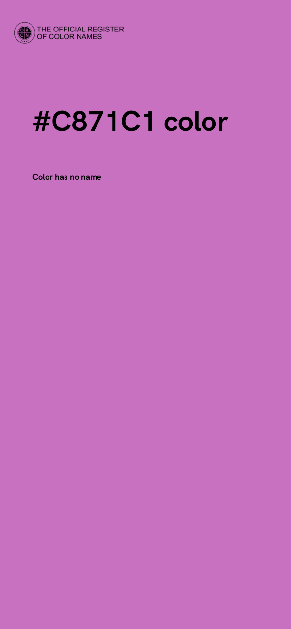 #C871C1 color image