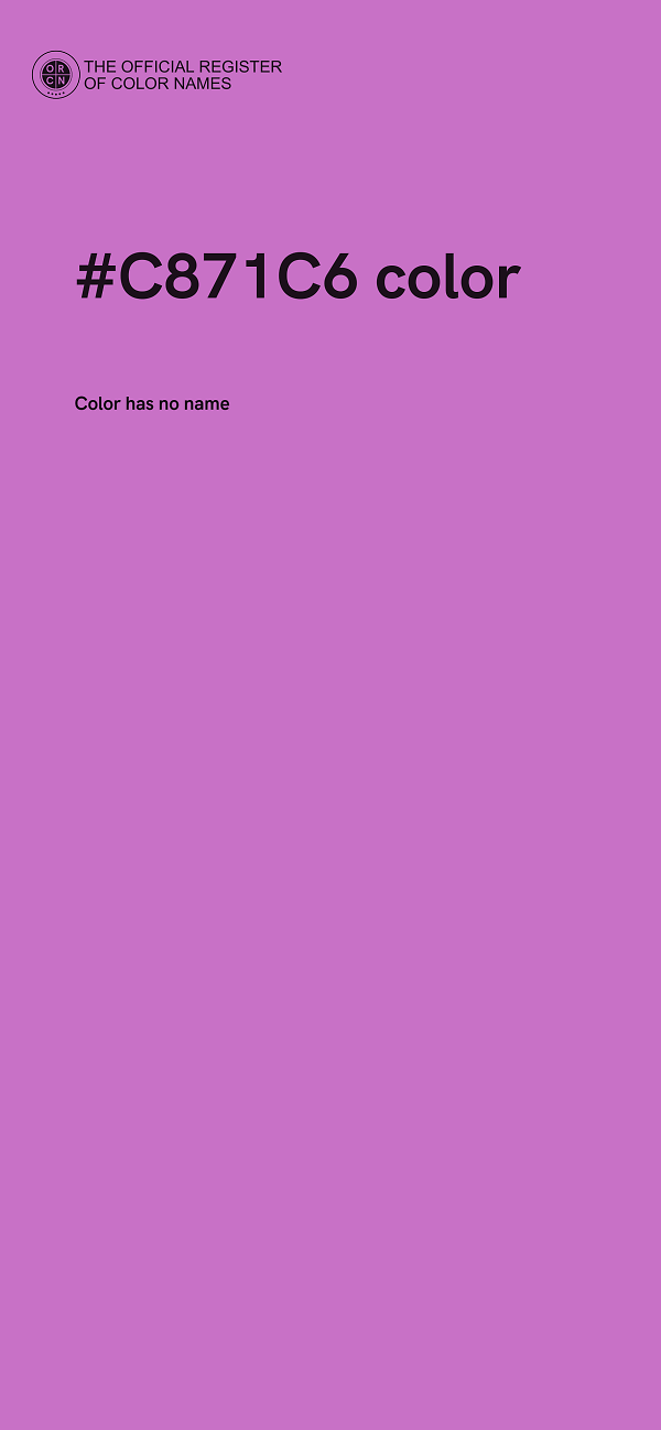 #C871C6 color image
