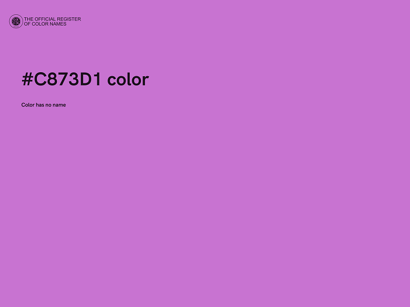 #C873D1 color image
