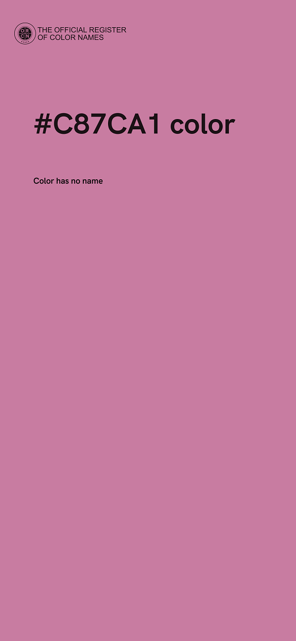 #C87CA1 color image