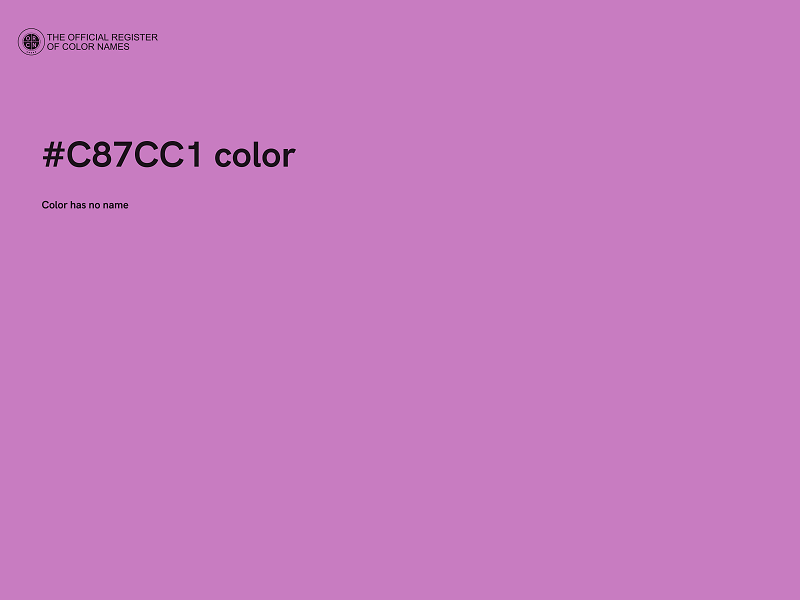 #C87CC1 color image