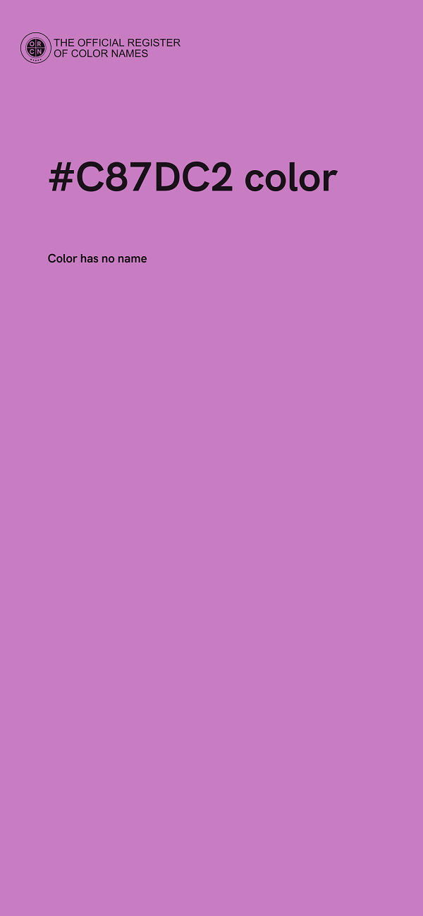 #C87DC2 color image