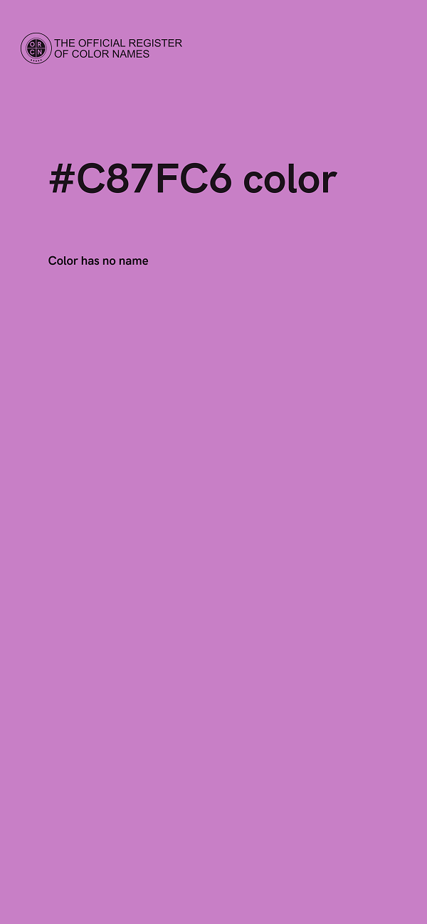 #C87FC6 color image