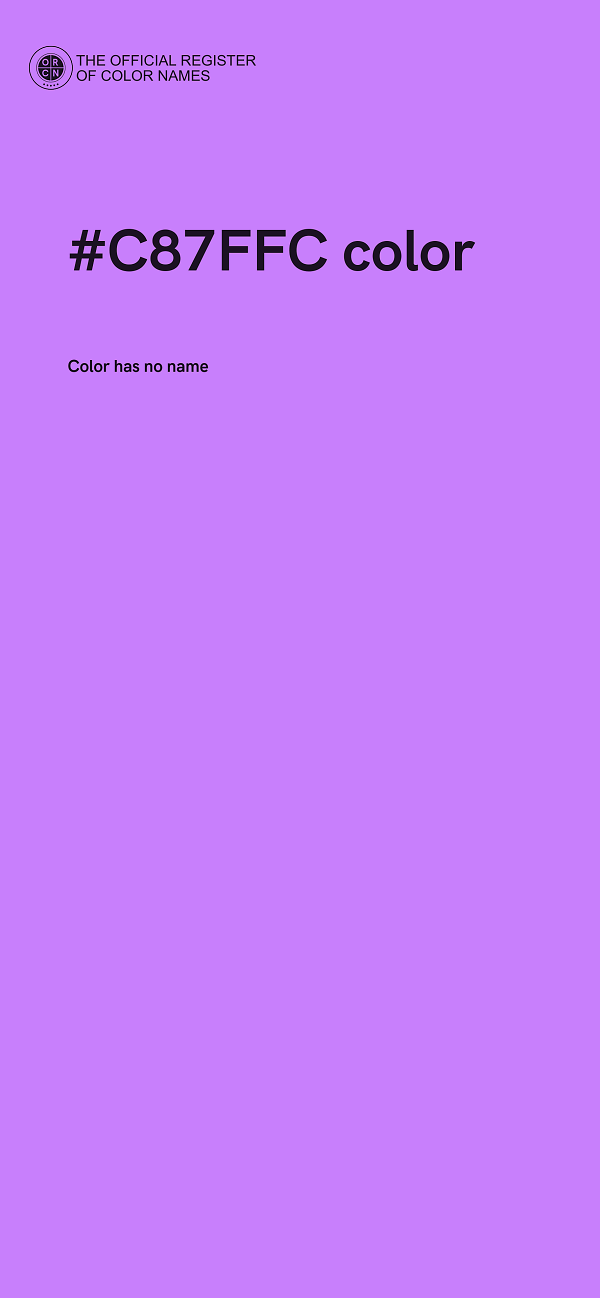 #C87FFC color image