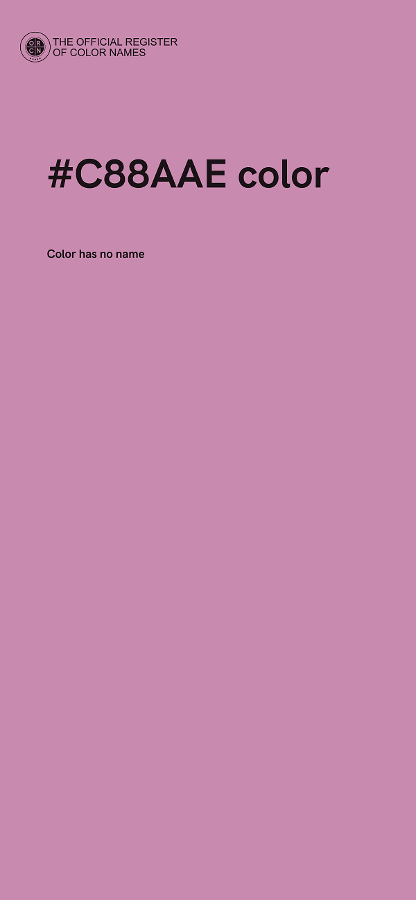 #C88AAE color image