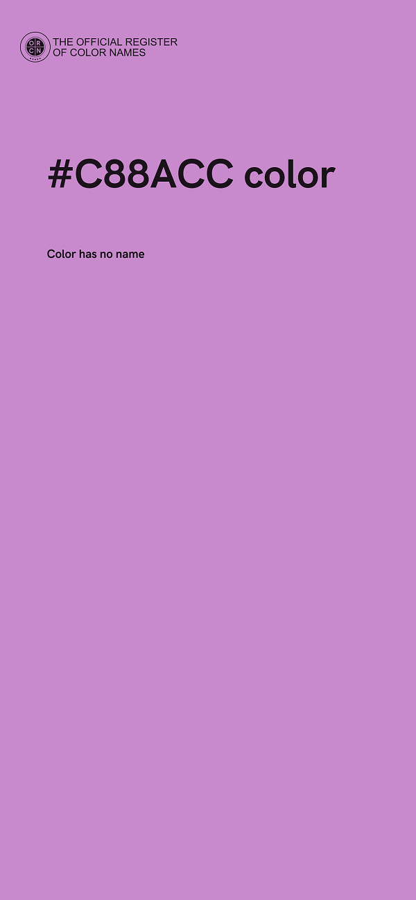 #C88ACC color image