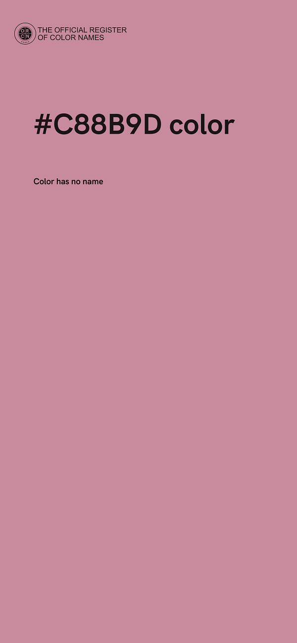 #C88B9D color image