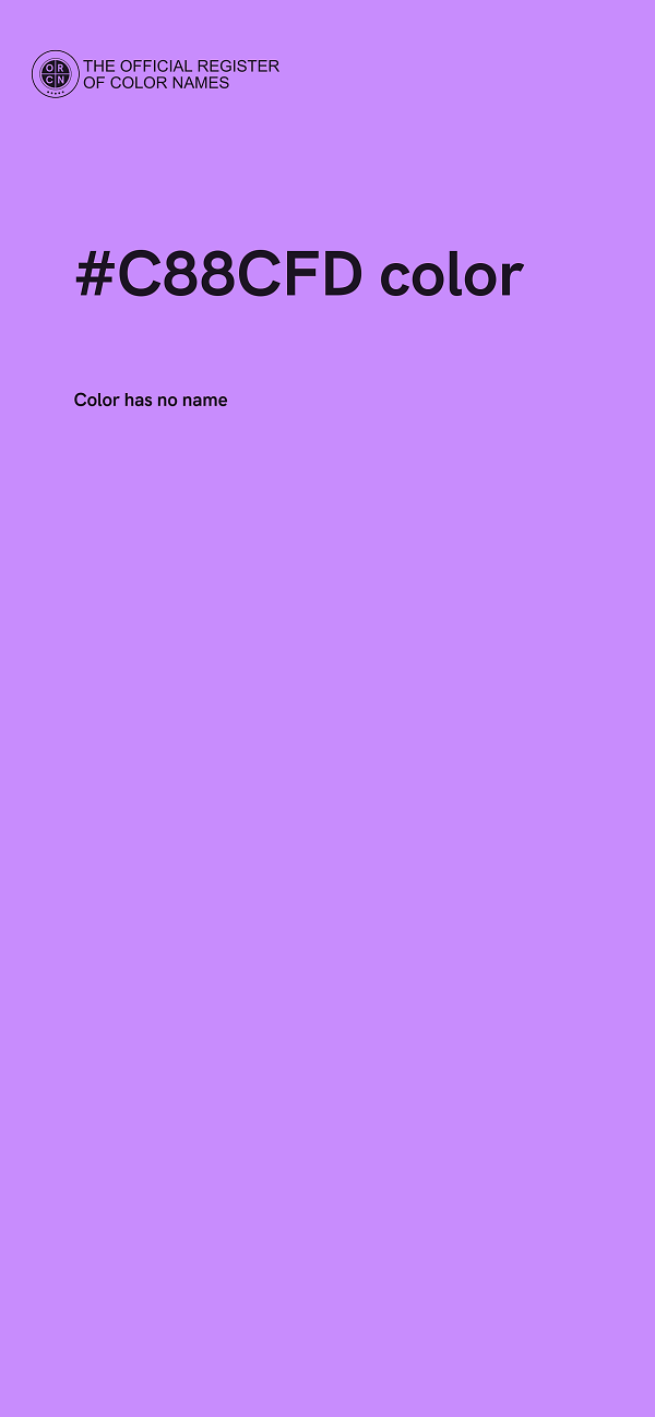 #C88CFD color image
