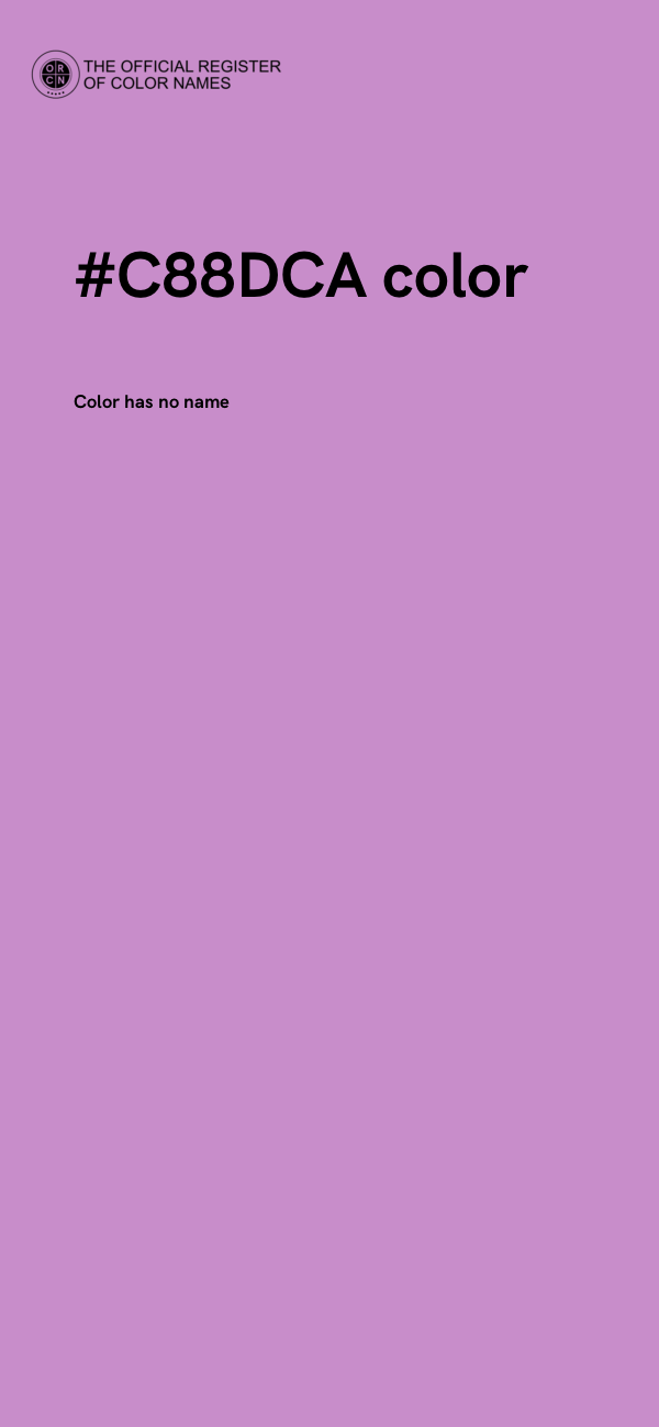 #C88DCA color image