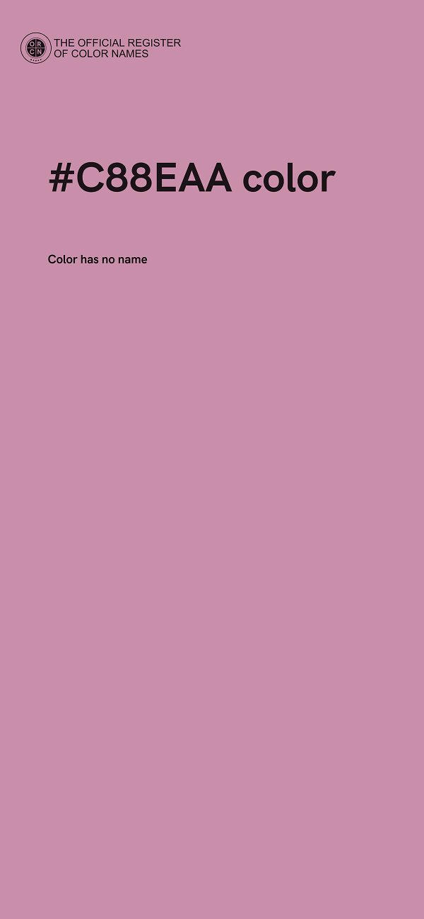#C88EAA color image
