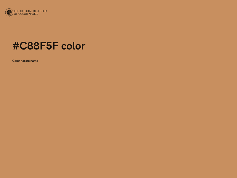 #C88F5F color image