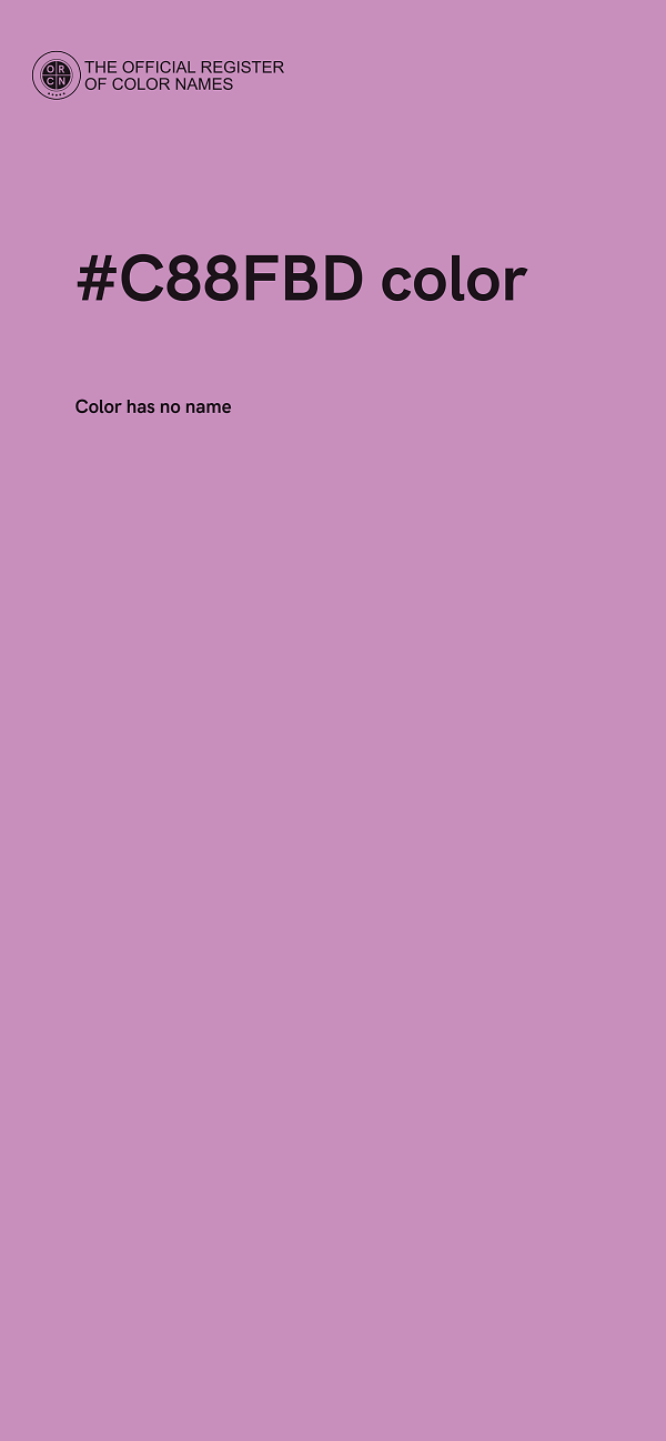 #C88FBD color image