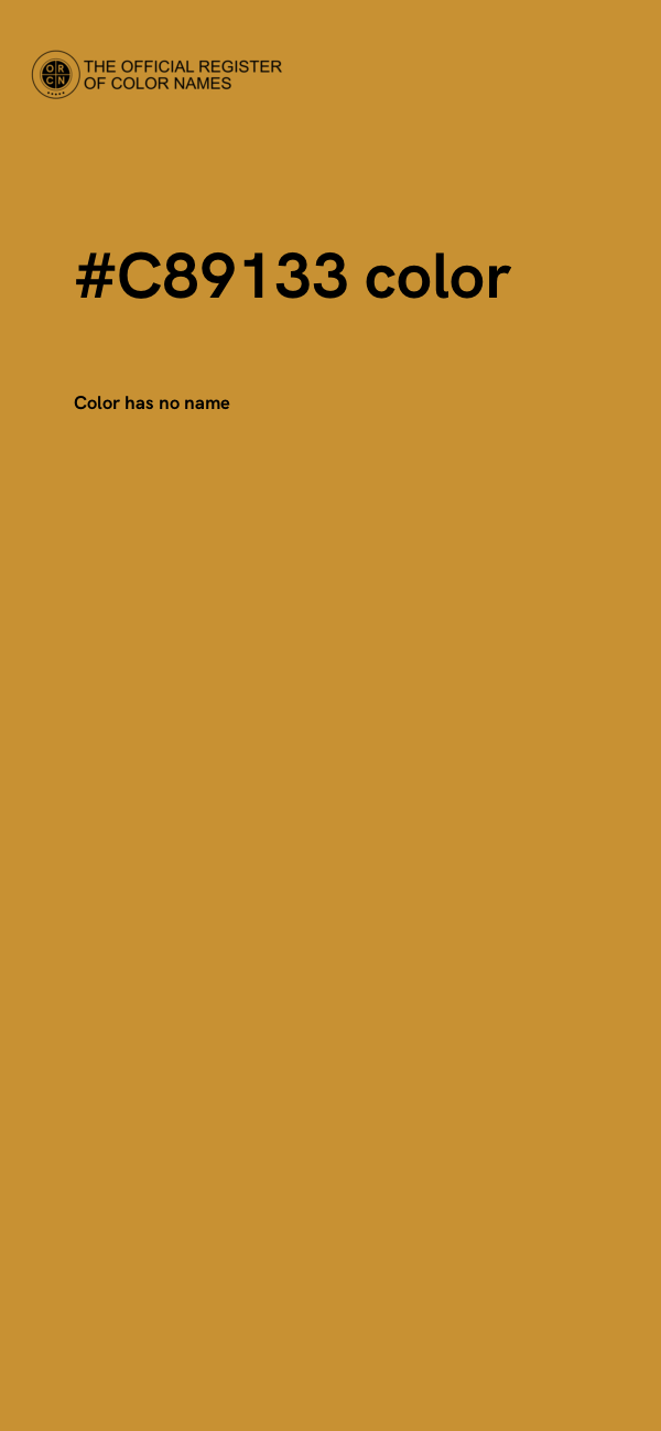 #C89133 color image