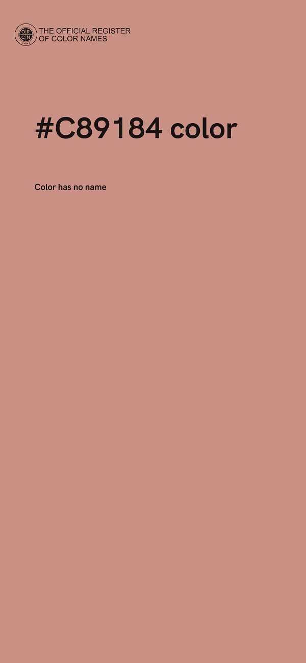 #C89184 color image