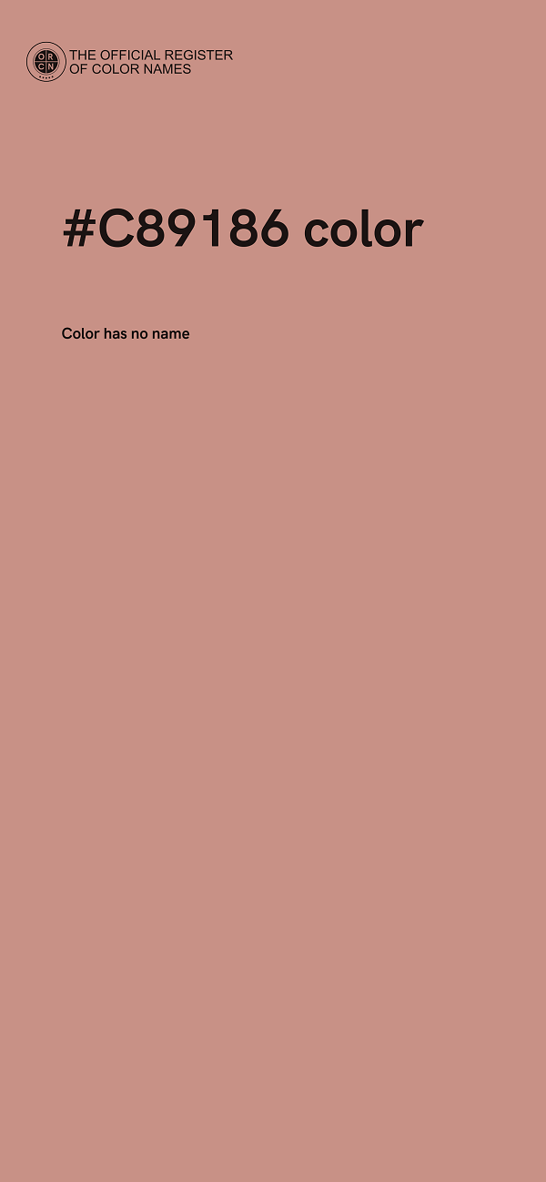 #C89186 color image