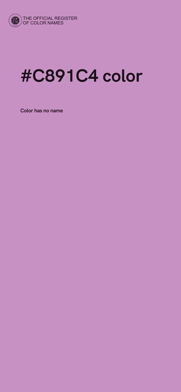 #C891C4 color image