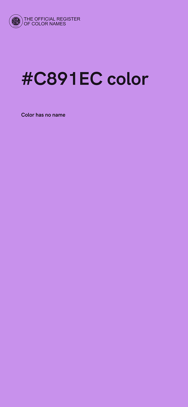 #C891EC color image