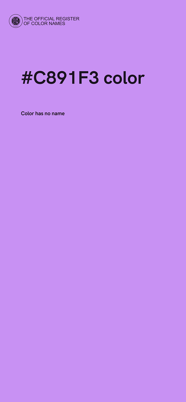 #C891F3 color image