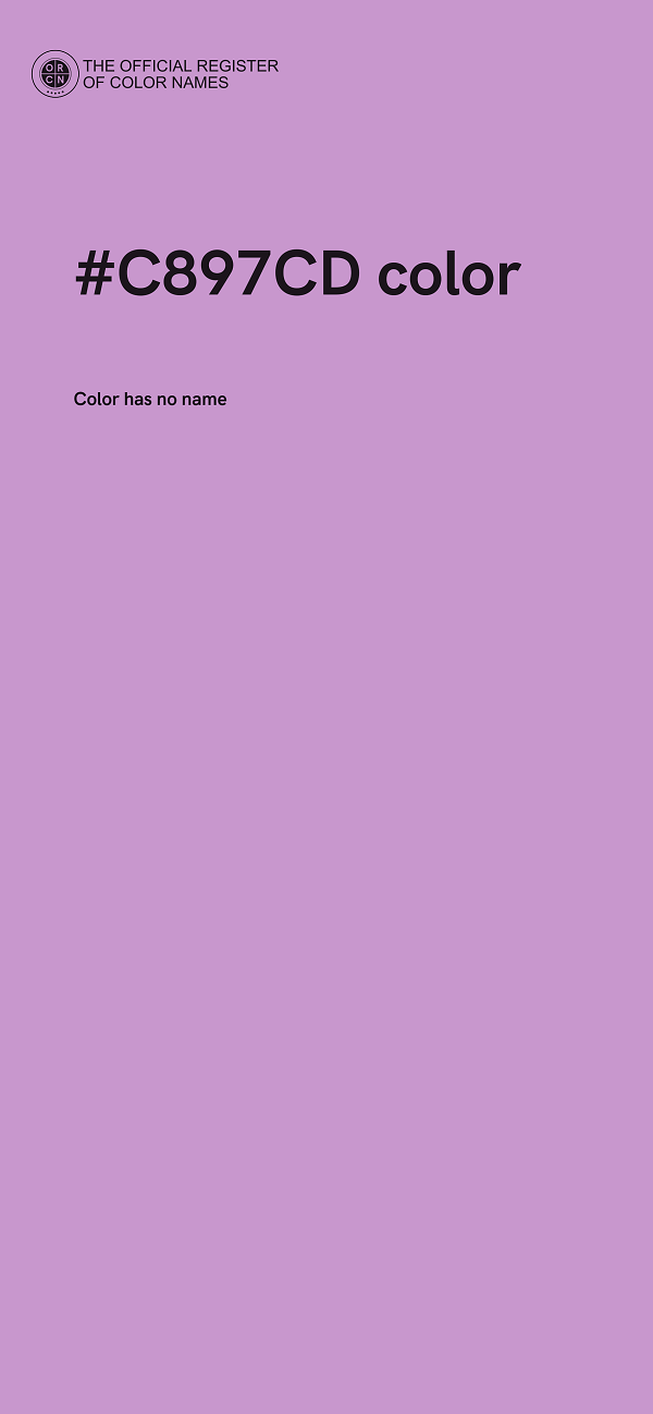 #C897CD color image