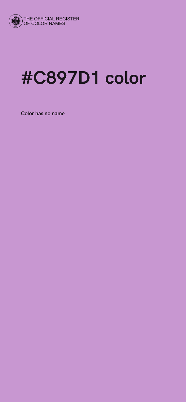 #C897D1 color image