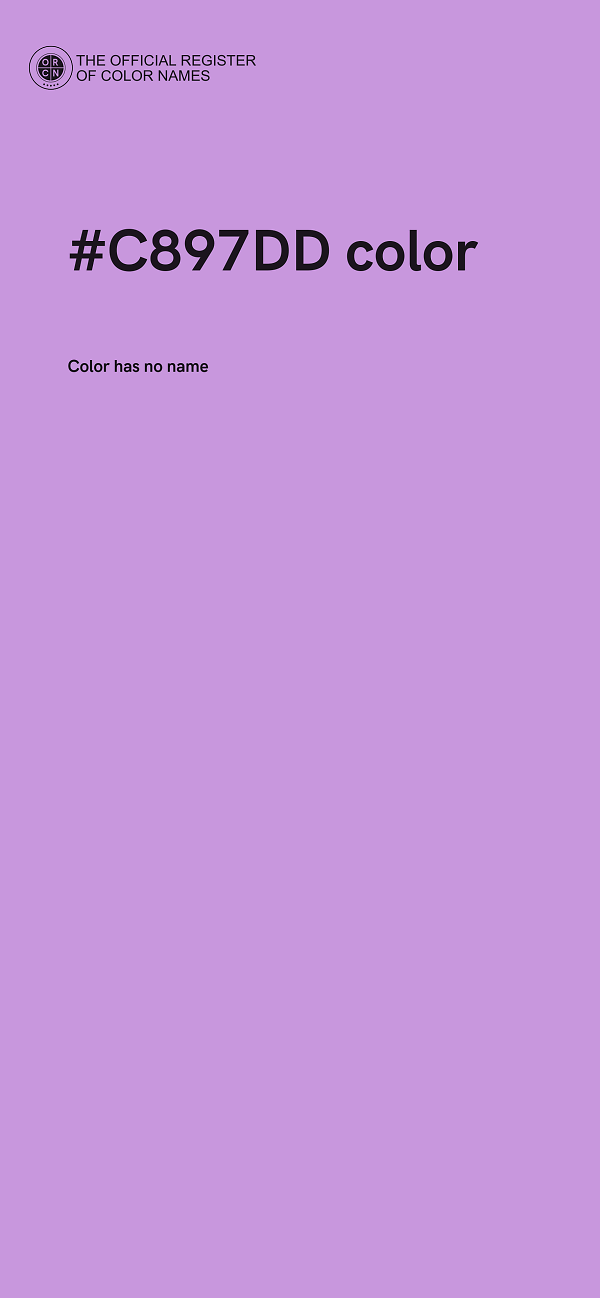 #C897DD color image