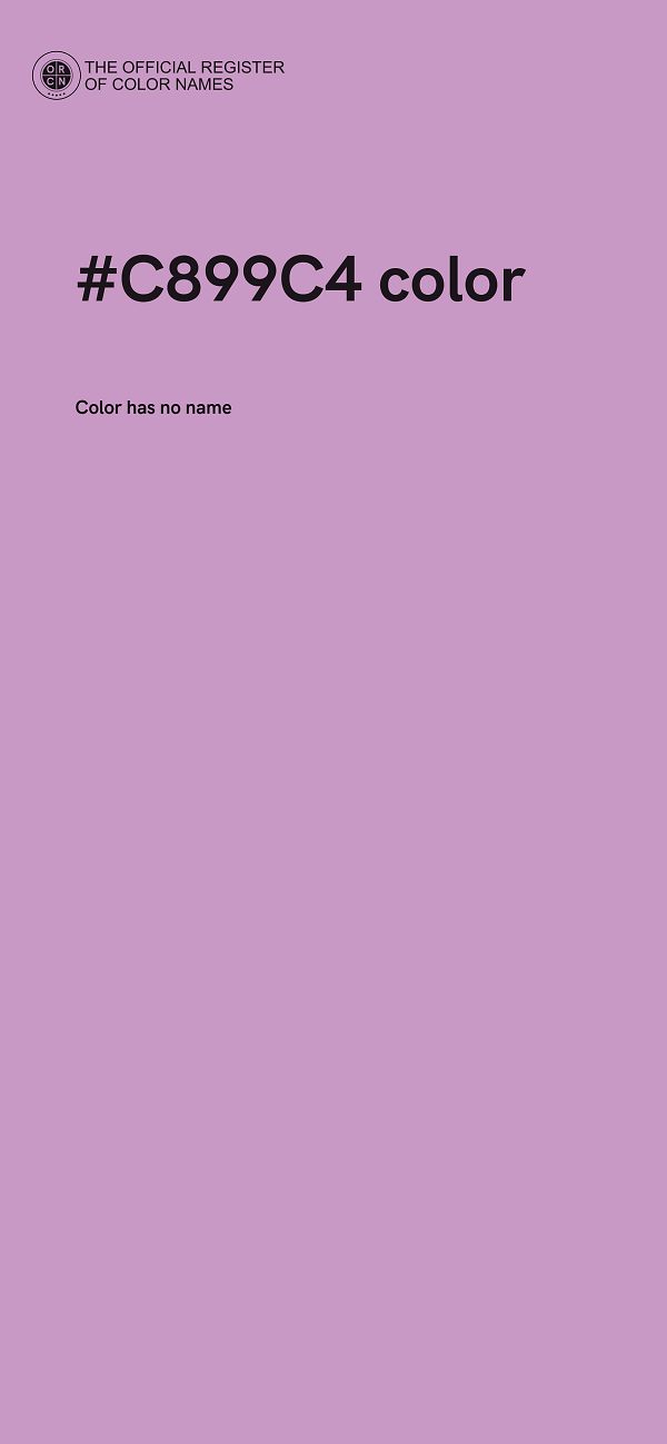 #C899C4 color image
