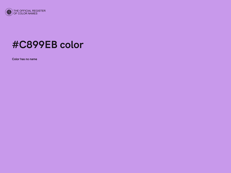 #C899EB color image