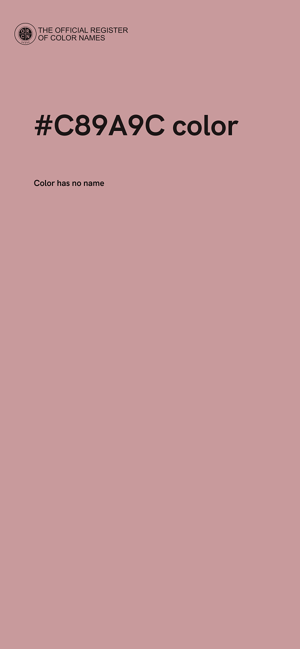 #C89A9C color image