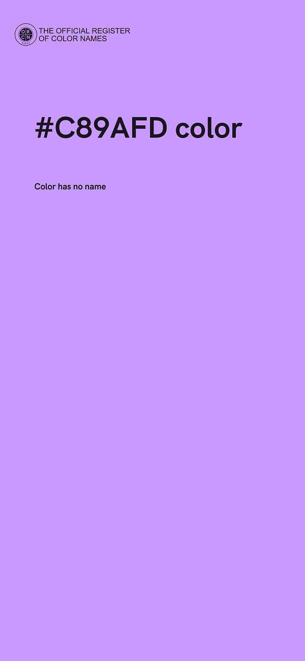 #C89AFD color image