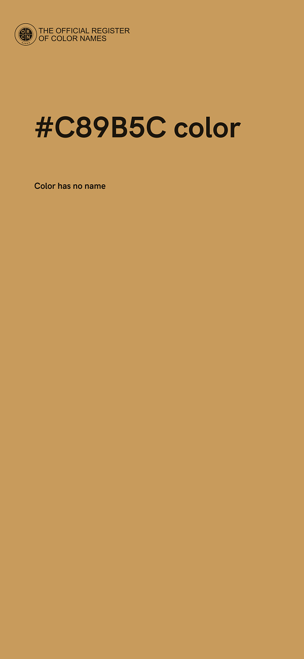#C89B5C color image