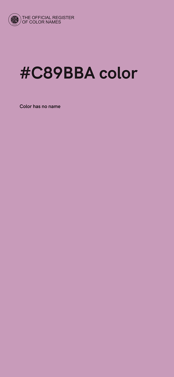 #C89BBA color image