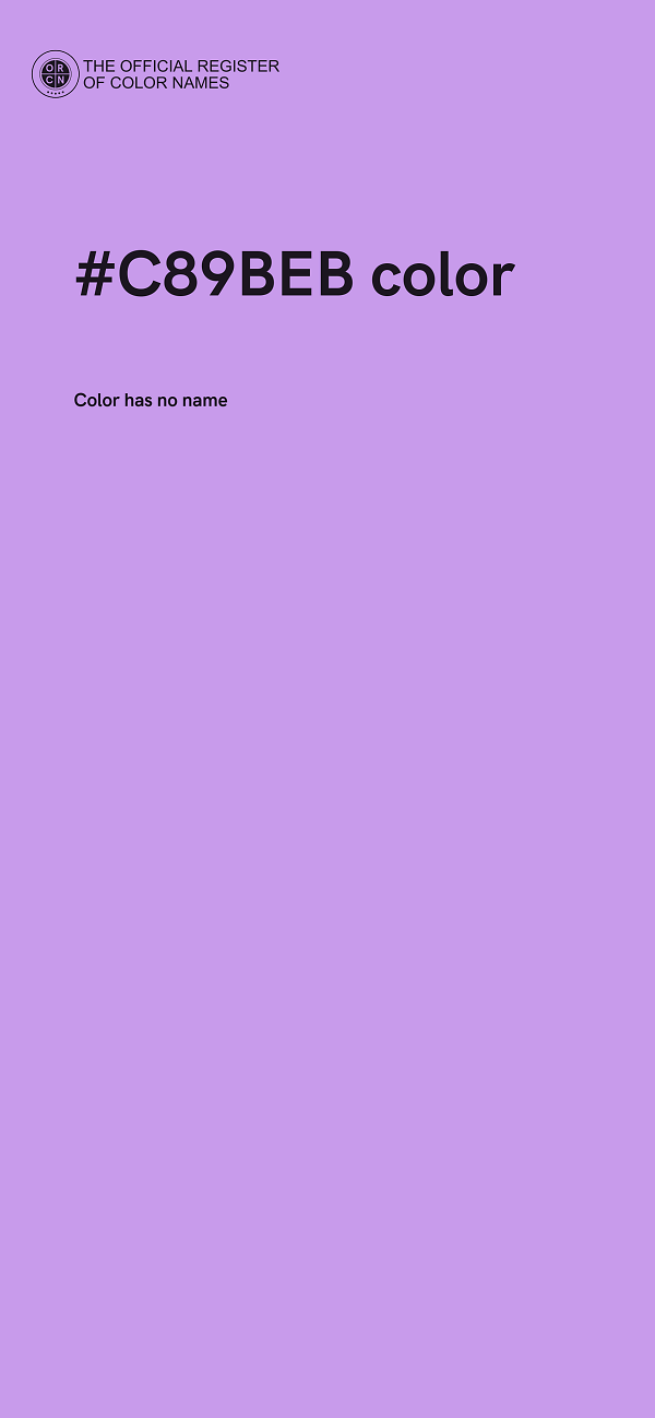 #C89BEB color image