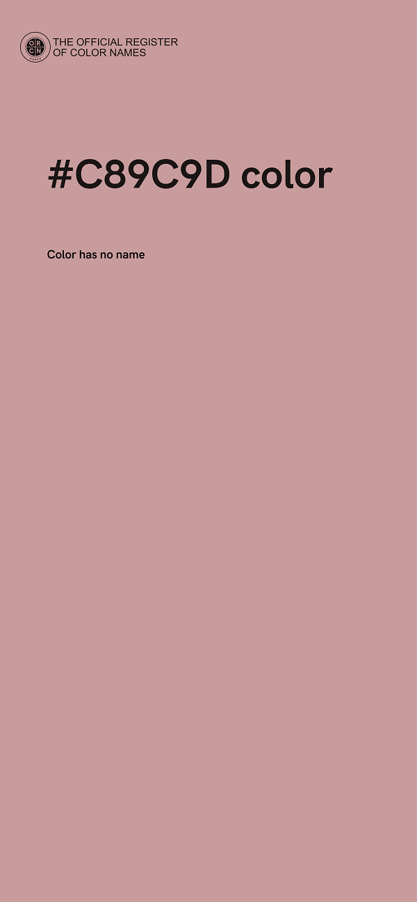 #C89C9D color image
