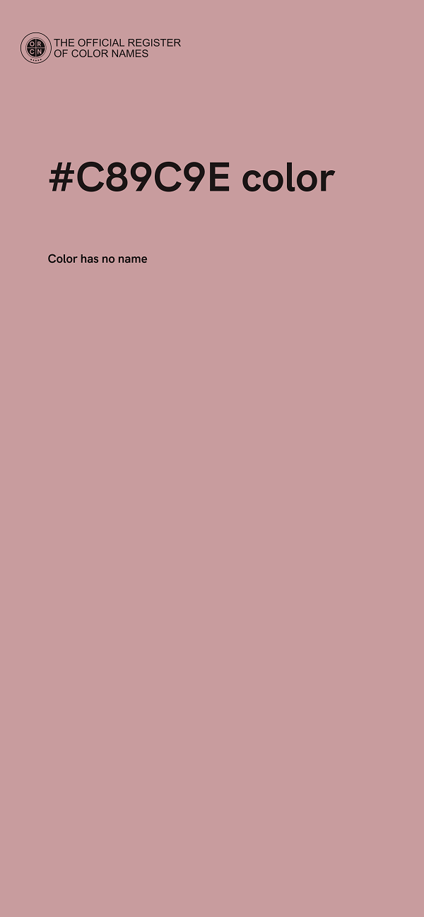 #C89C9E color image