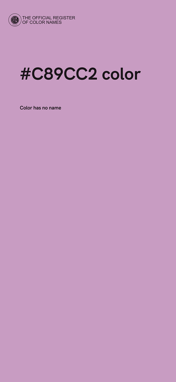 #C89CC2 color image