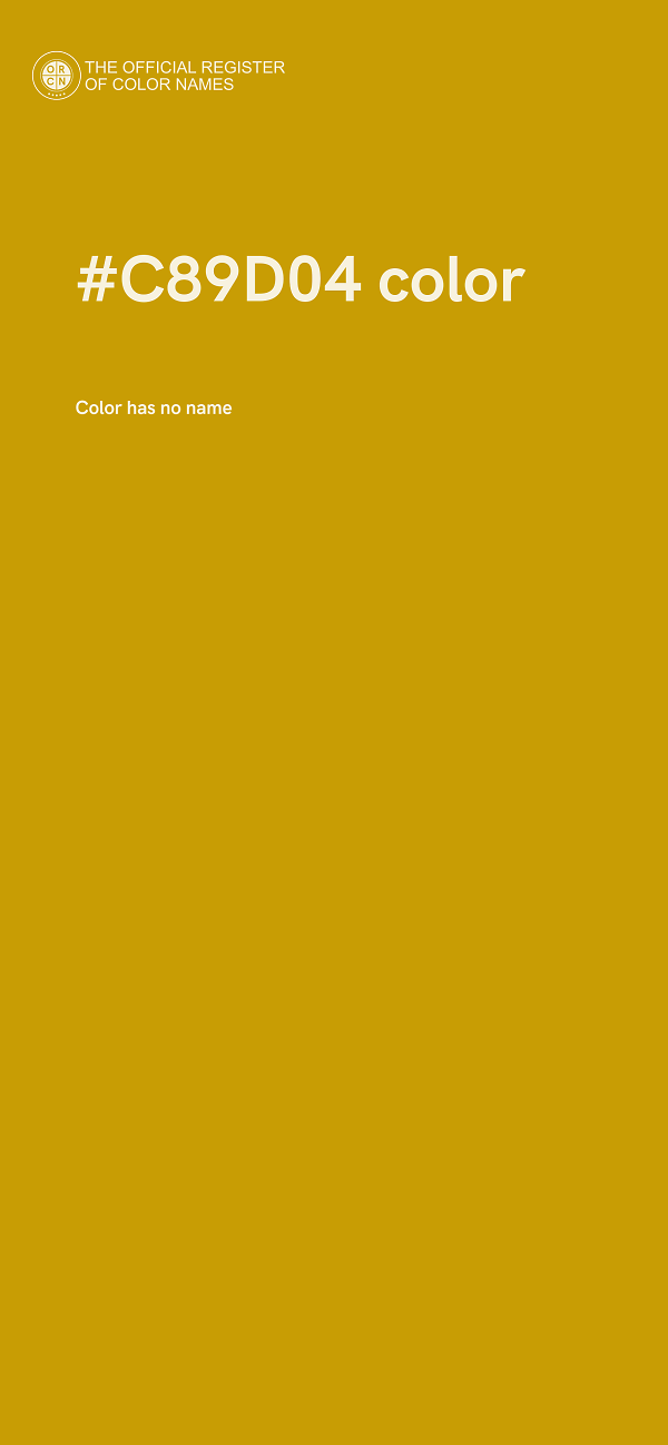 #C89D04 color image