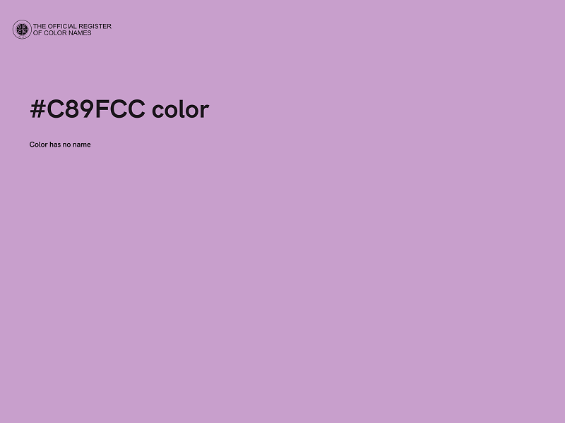 #C89FCC color image