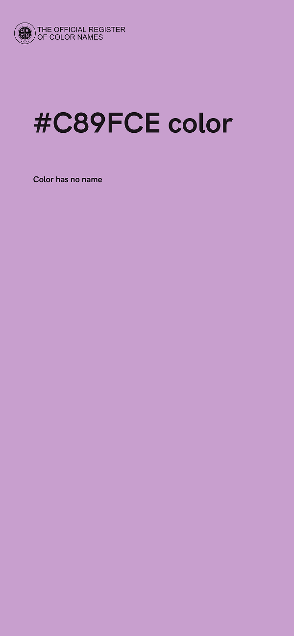 #C89FCE color image