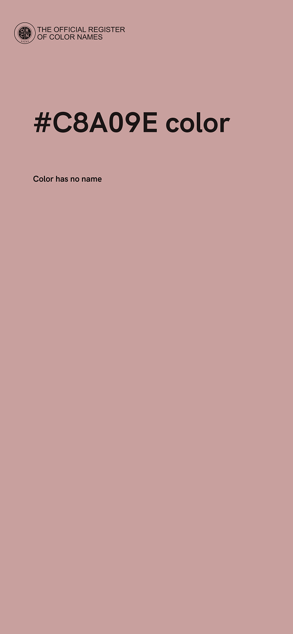 #C8A09E color image