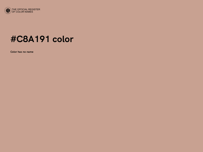 #C8A191 color image