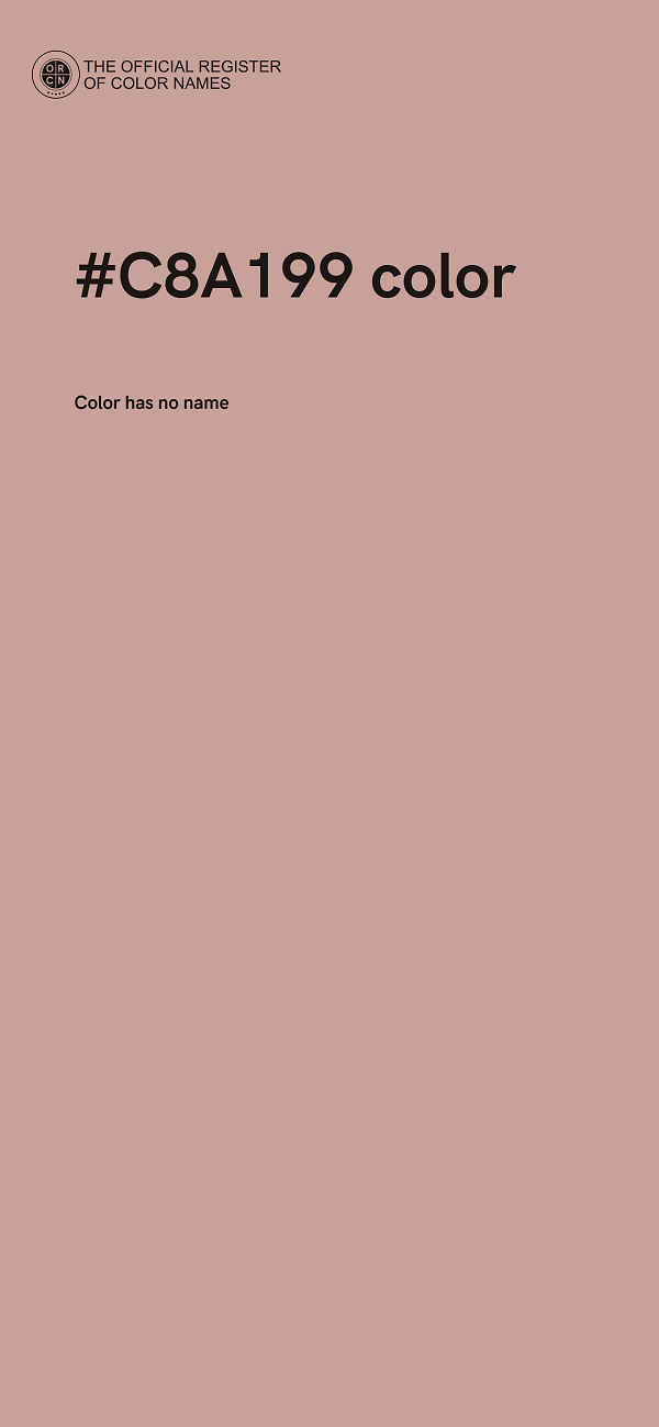 #C8A199 color image