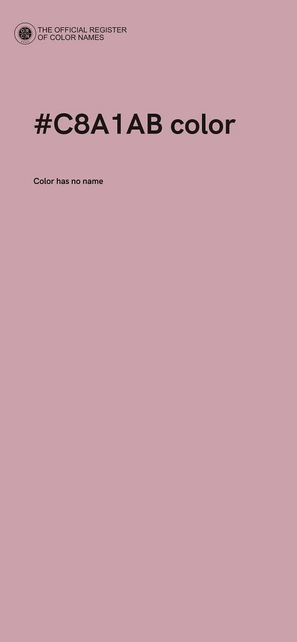#C8A1AB color image
