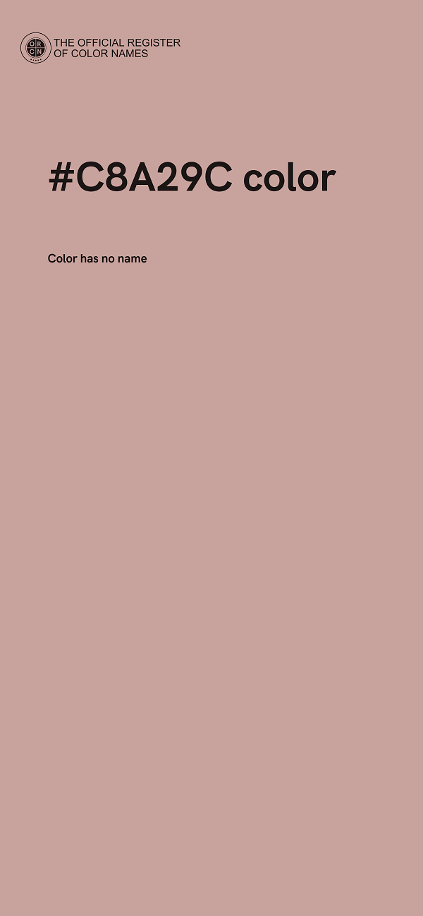 #C8A29C color image