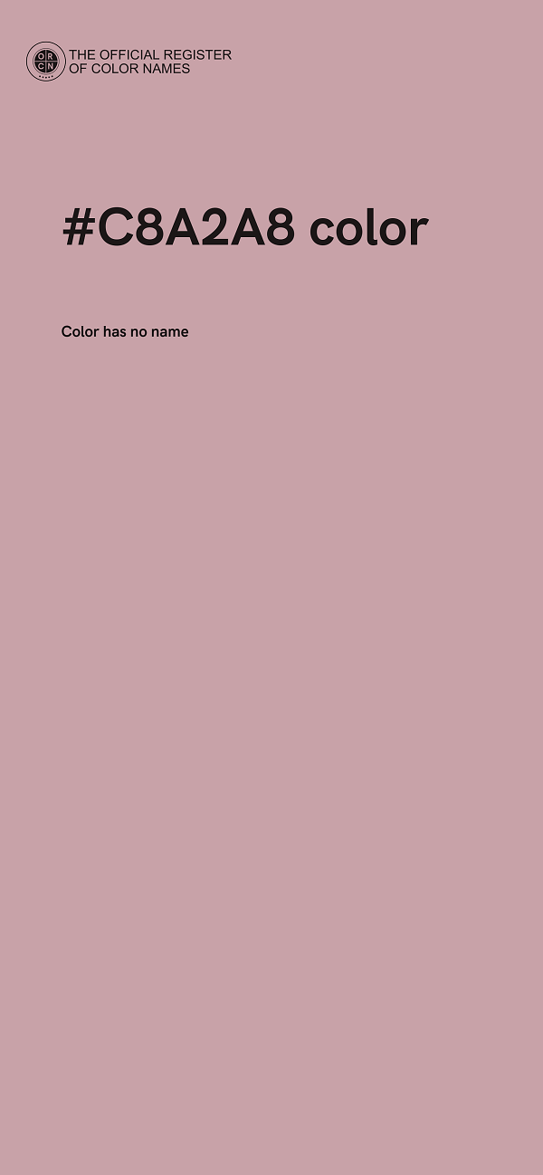#C8A2A8 color image
